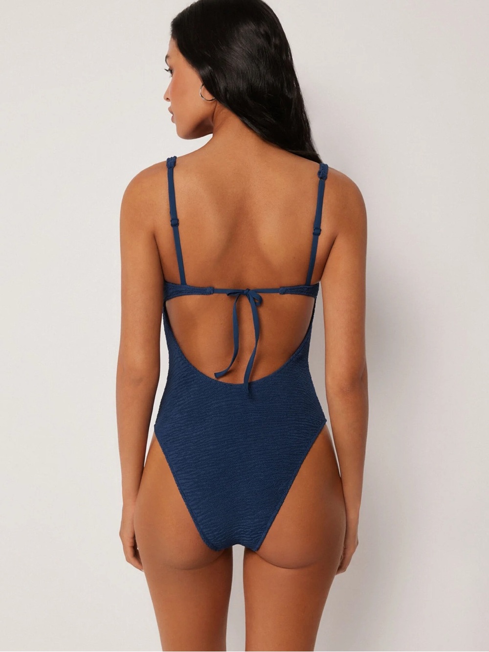 Calzedonia Cobey *YELLOW Ribbed One-Piece Swimsuit from Italia Size Small - Picture 4 of 10